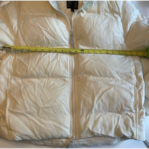 Allbirds Cream Puffer Jacket Merino Wool Blend Large - Picture 7 of 7